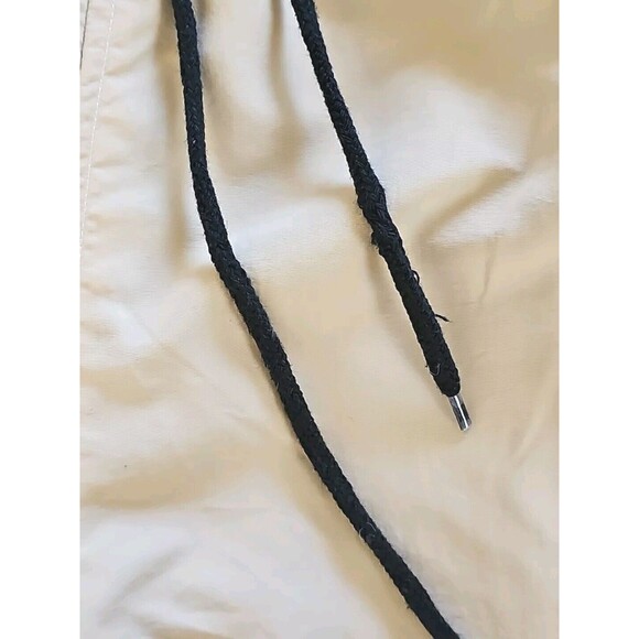 Sol et Al RAWS Track Pants Sand Nylon Lined Black Zipper UK Street Athleisure - Picture 6 of 16